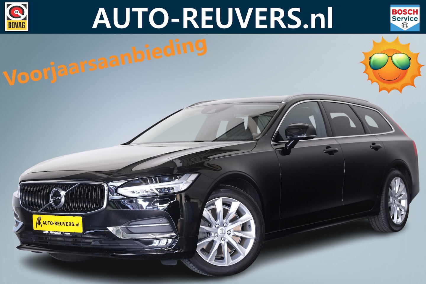 Volvo V90 - 2.0 T5 Momentum 251pk / LED / Leder / Carplay / Pilot assist / Automaat - AutoWereld.nl