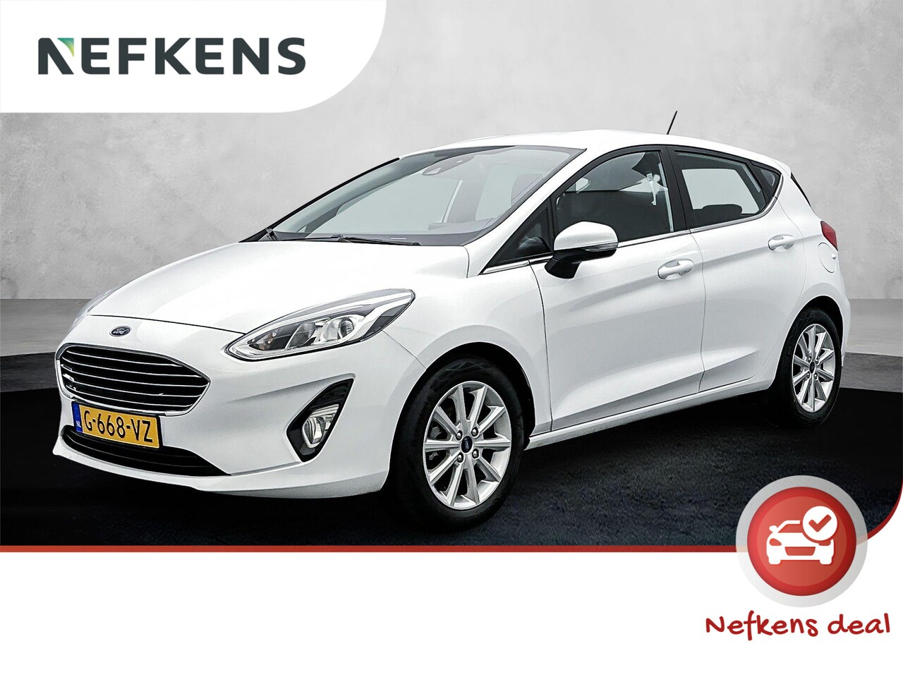 Ford Fiesta - 95pk Titanium | Navigatie via Apple Carplay/Android Auto | Parkeersensoren Achter | LED Ko - AutoWereld.nl