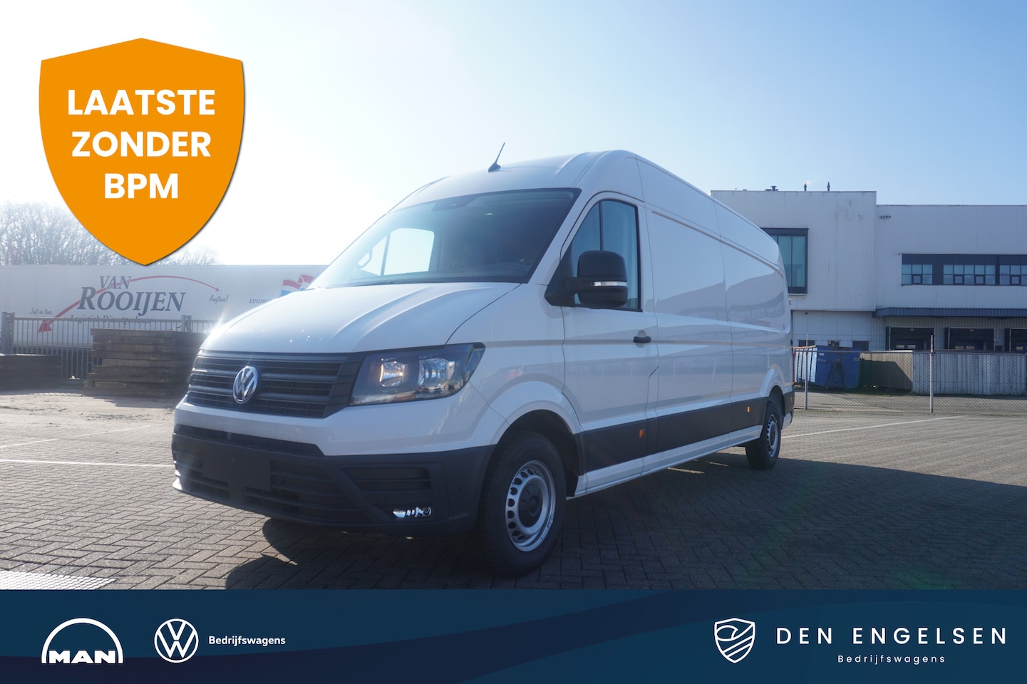 Volkswagen Crafter - 30 2.0 TDI L3H3 Trendline 30 2.0 TDI 140PK Aut, L3H3 Trendline, Bijrijdersbank, App Connec - AutoWereld.nl