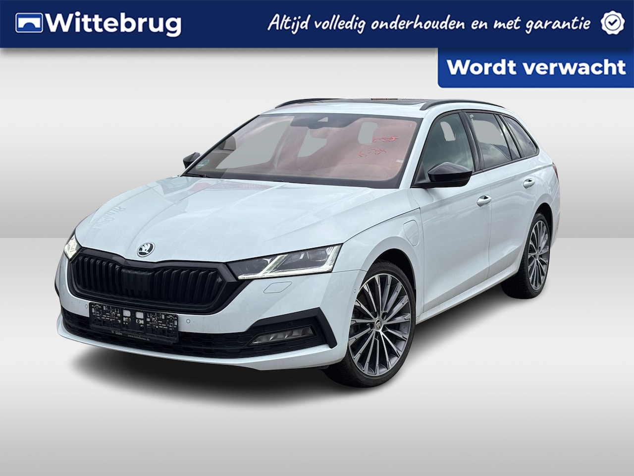 Skoda Octavia Combi - 1.4 TSI iV PHEV Sportline Business / PANODAK / 19'LMV / NAVI / APP.Connect / Elektr. Stoel - AutoWereld.nl