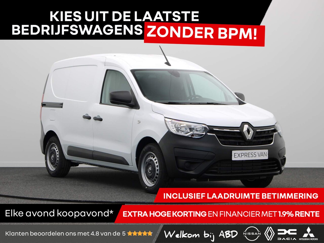 Renault Express - 1.5 dCi 75pk Comfort | BPM Voordeel | Hoge korting | Lage rente | Direct rijden | Vol opti - AutoWereld.nl