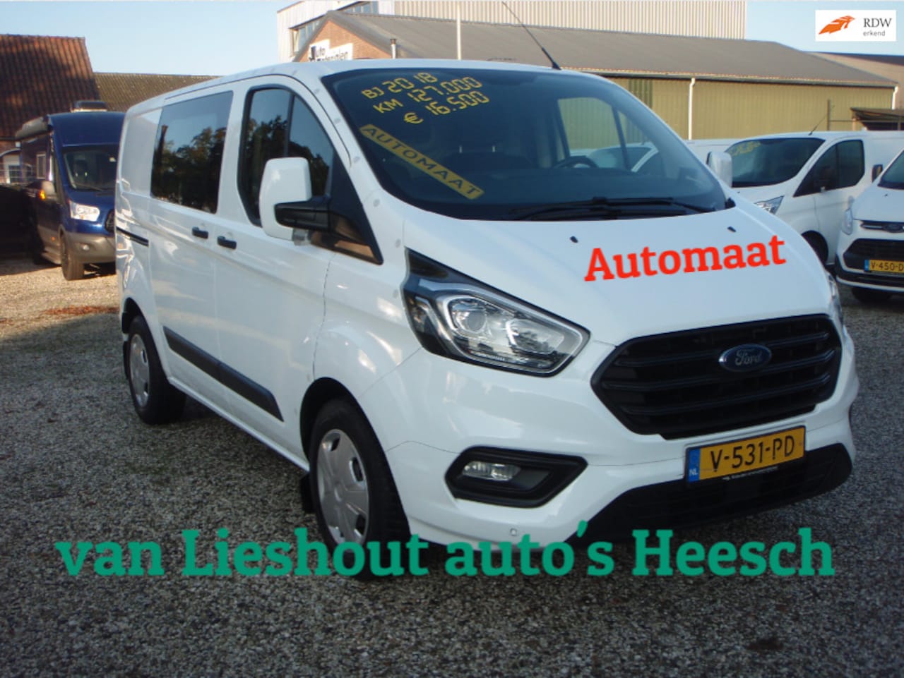 Ford Transit Custom - Automaat luxe kasten 220v trend 127047 km bj 18 - AutoWereld.nl