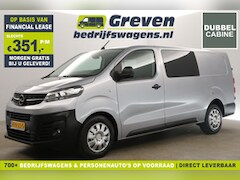 Opel Vivaro - 2.0 CDTI L3H1 Dubbele Cabine 5 Persoons 360Camera Airco Cruise Carplay Trekhaak Navi PDC