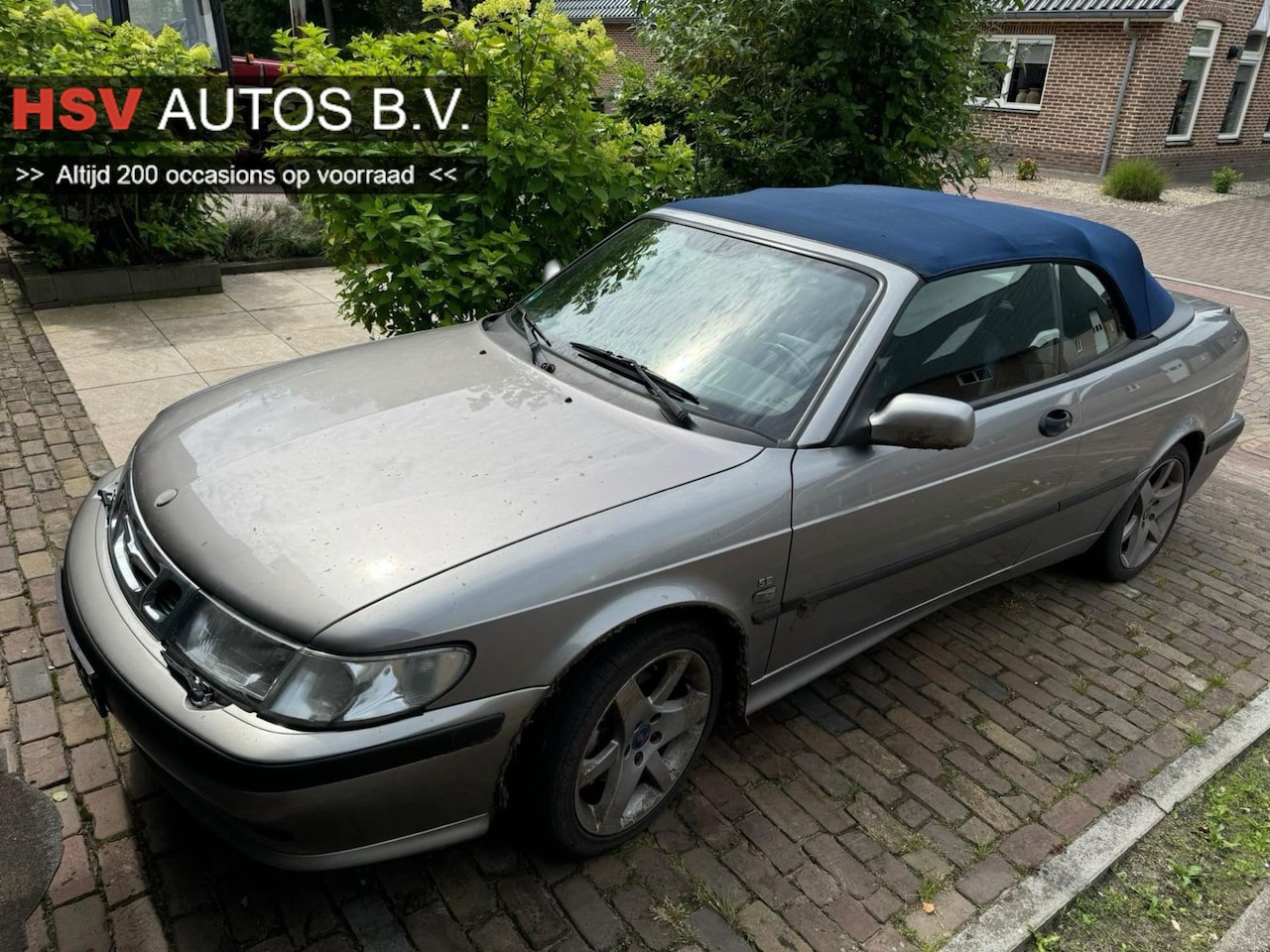 Saab 9-3 Cabrio - 2.0 Turbo S 185 PK navi LEER org NL - AutoWereld.nl