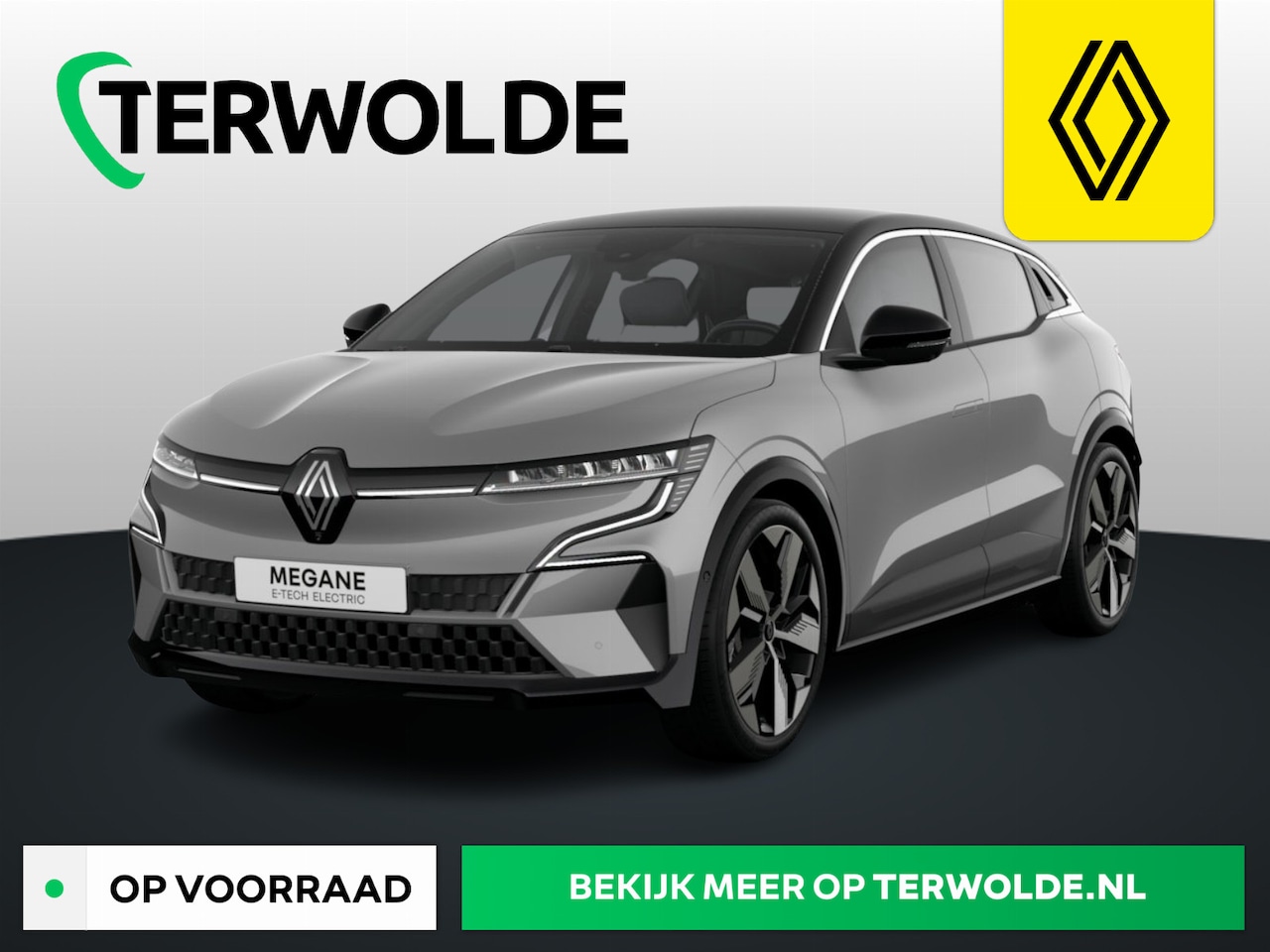 Renault Mégane E-Tech - comfort range 220 1AT Techno | 20" lichtmetalen wielen 'Soren' | Cruise control met snelhe - AutoWereld.nl