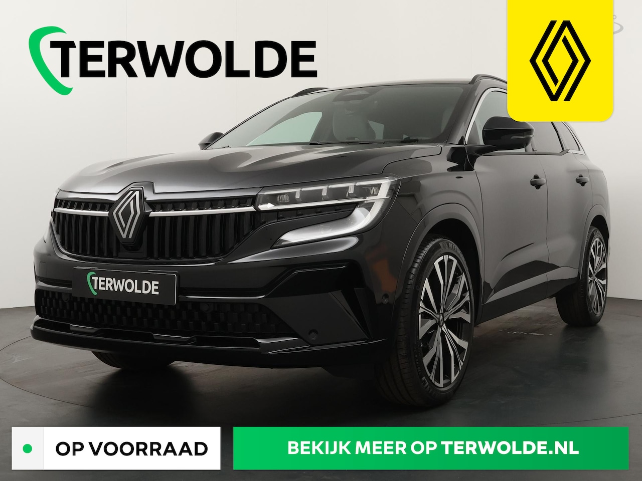 Renault Espace - full hybrid 200 E-Tech Iconic | Achteruitrijcamera | Blind spot warning met lane departure - AutoWereld.nl