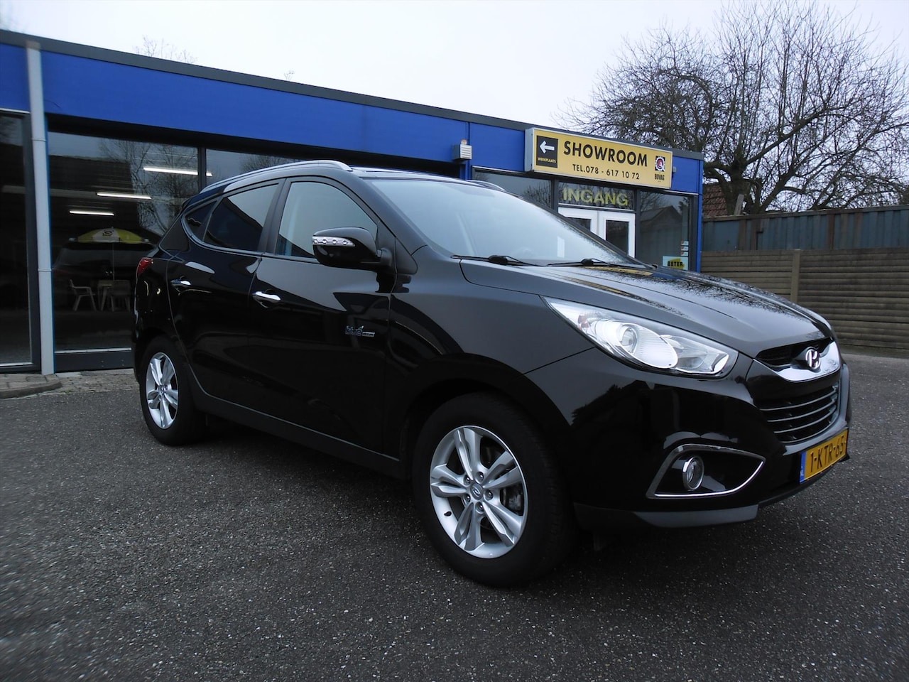 Hyundai ix35 - 1.6i GDI BLUE 135PK STYLE ECC LMV 1/2 LEDER SCHUIFDAK TREKHAAK PDC 87402 KM RIJKLAARPRIJS - AutoWereld.nl