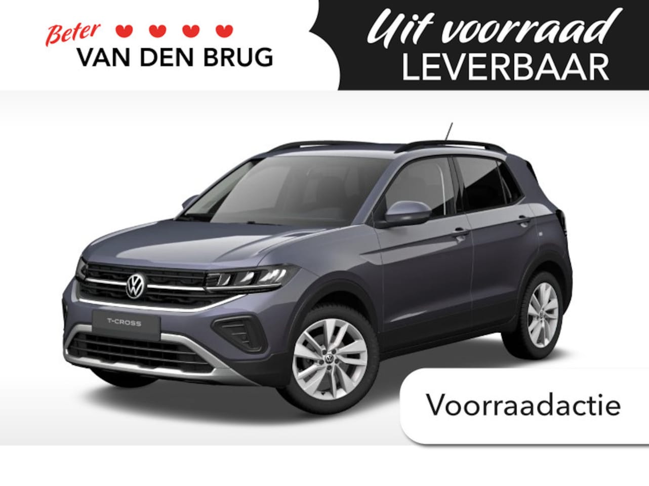 Volkswagen T-Cross - 1.0 TSI Life Edition | Navigatie | Stoelverwarming | 17" inch lm velgen | Getint glas | - AutoWereld.nl