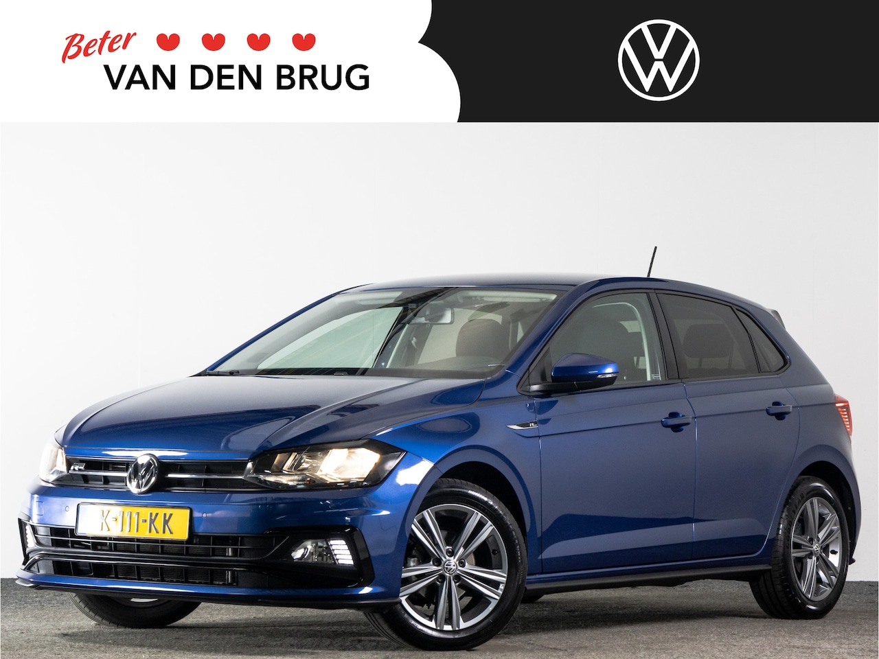 Volkswagen Polo - R-Line 1.0 TSI 95 PK DSG | Navigatie | Adaptieve Cruise Control | Climate Control | - AutoWereld.nl