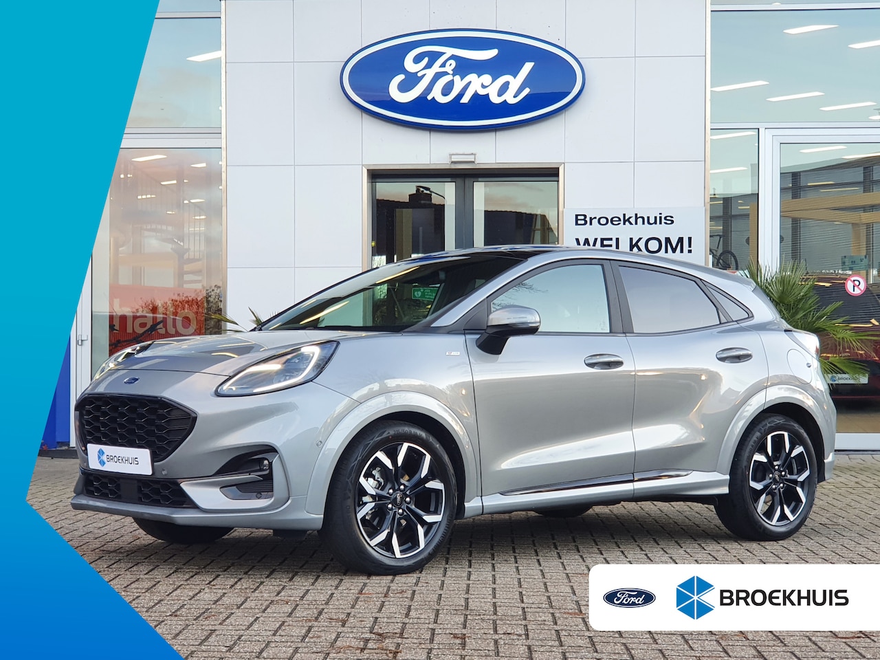 Ford Puma - 1.0 Hybrid ST-Line X First Edition | Panoramadak | Trekhaak | Adap. Cruise - AutoWereld.nl