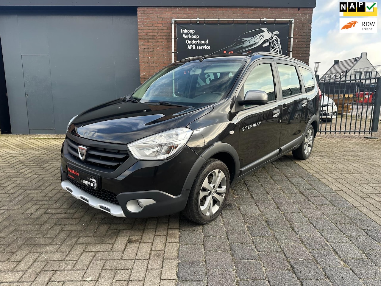 Dacia Lodgy - 1.2 TCe Stepway 7p*Navi*Cruise Control*Lmv - AutoWereld.nl