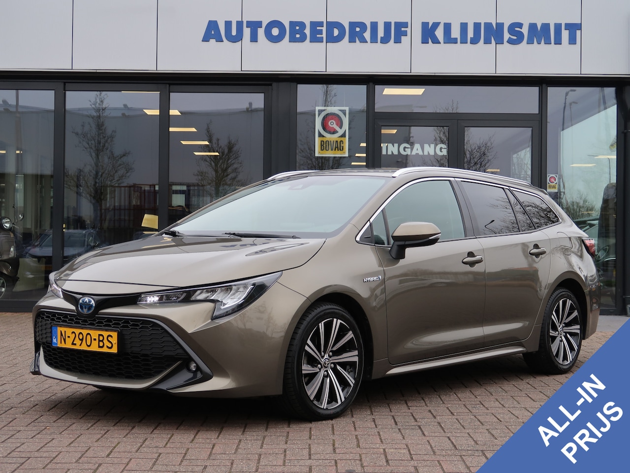 Toyota Corolla Touring Sports - 1.8 Hybrid Dynamic | stoelverw | leder-stof | 17'' | - AutoWereld.nl