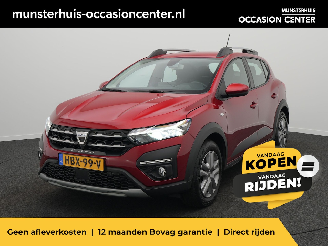 Dacia Sandero Stepway - 1.0 TCe 90 Comfort - Automaat - Achteruitrijcamera - Apple Carplay/Android Auto - AutoWereld.nl