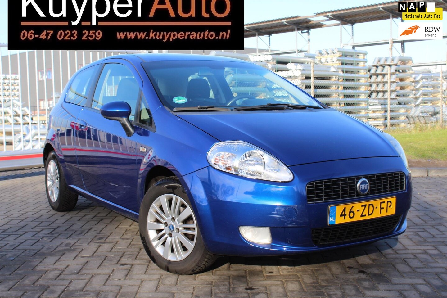 Fiat Grande Punto - 1.4 Dynamic AIRCO LM - AutoWereld.nl