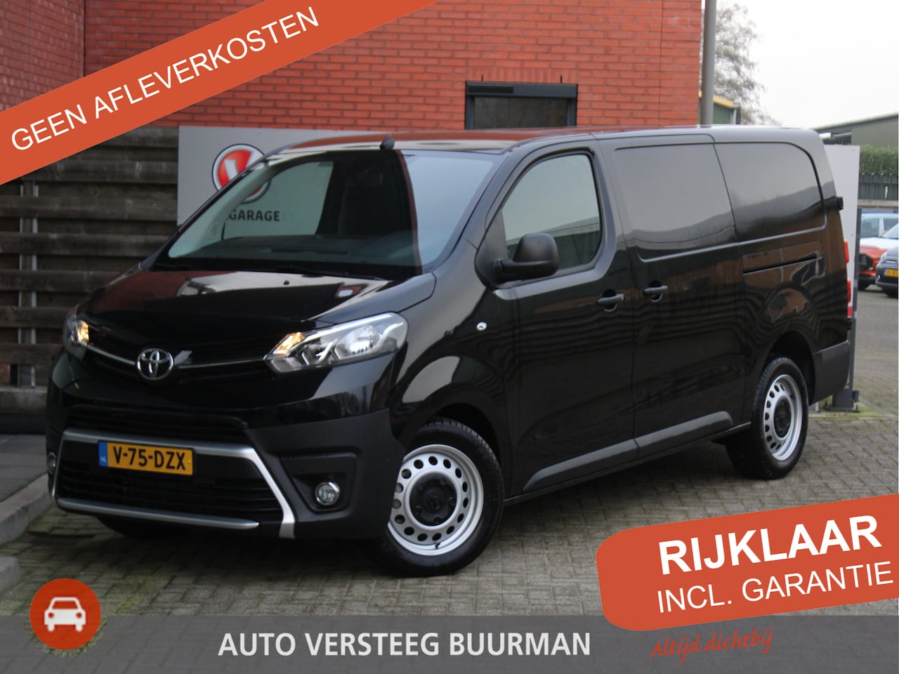 Toyota PROACE Long Worker - 2.0 D-4D 180PK Prof 3-Zits Automaat Zijschuifdeuren L&R, Navigatie - AutoWereld.nl