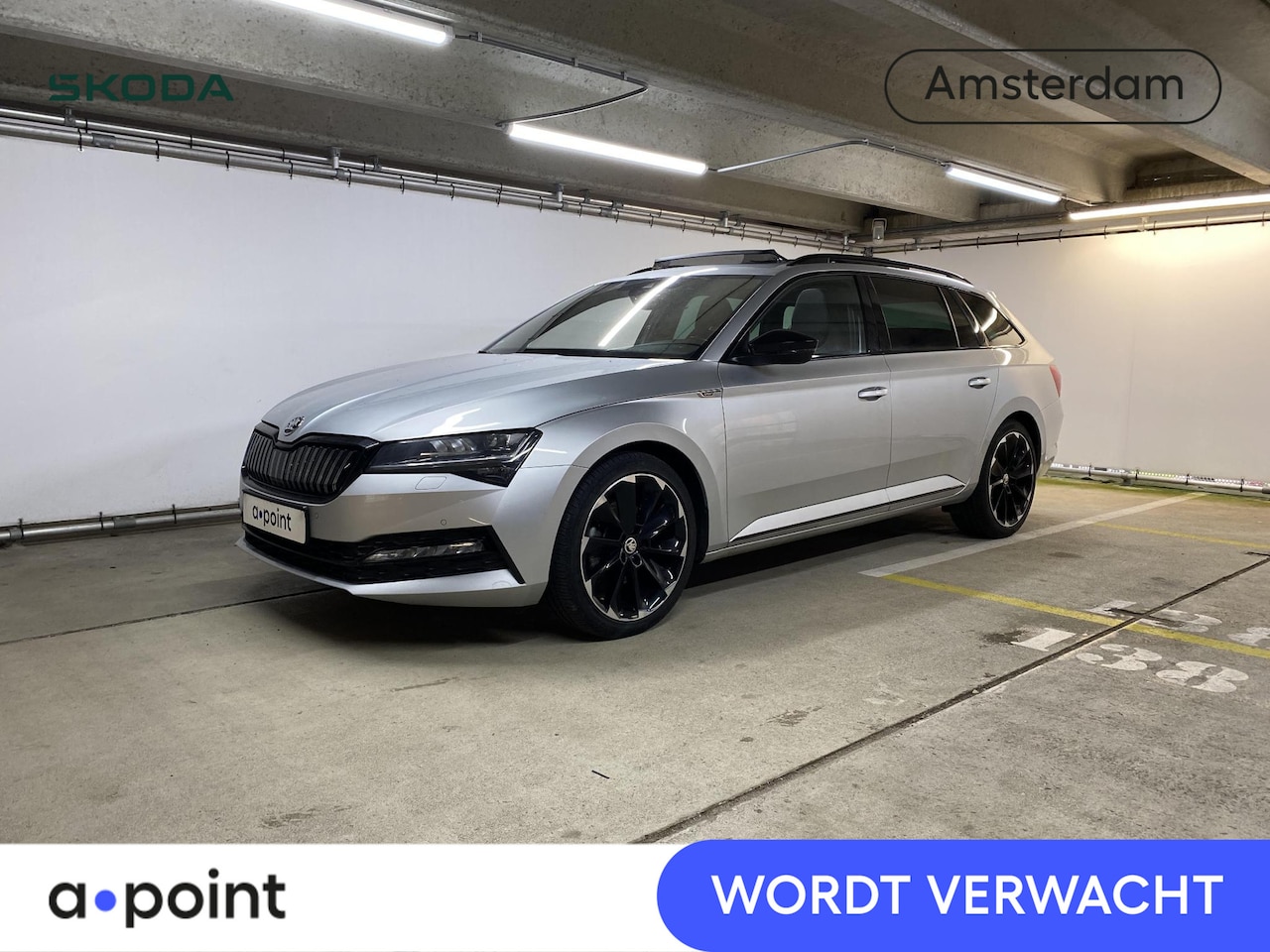 Skoda Superb Combi - 1.4 TSI iV Sportline Business 218 pk Automaat (DSG) | Navigatie | Panoramadak | Trekhaak ( - AutoWereld.nl