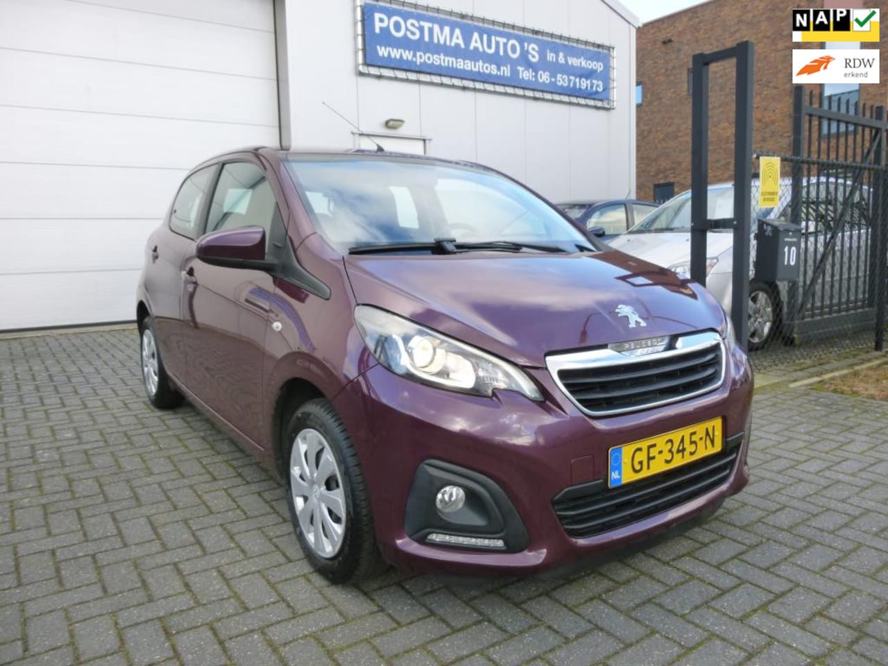 Peugeot 108 - 1.0 e-VTi Active 1.0 e-VTi Active, luxe uitvoering, 5 deur's. - AutoWereld.nl