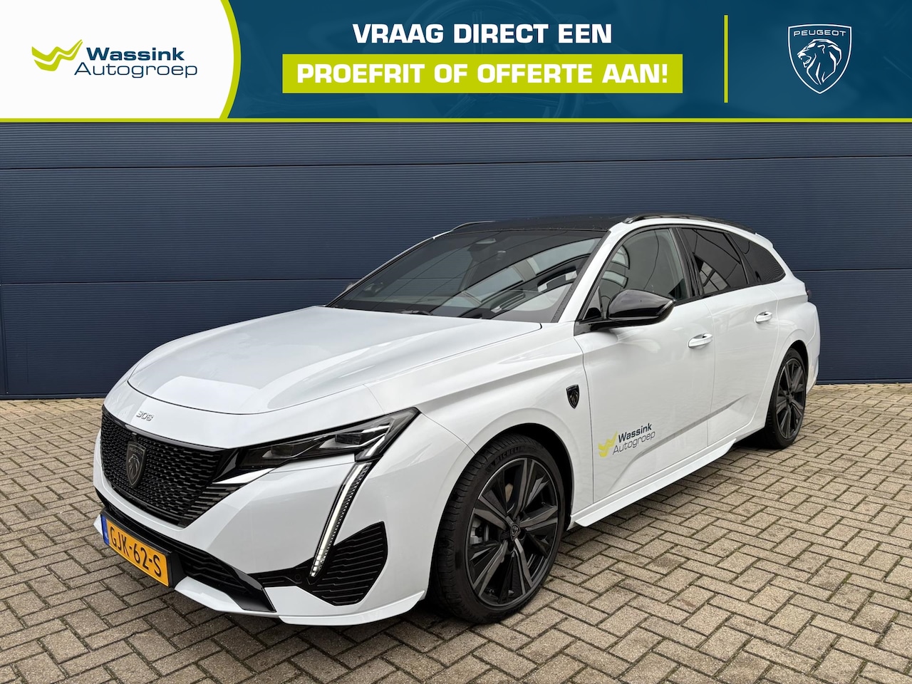 Peugeot 308 SW - 1.2 Hybrid 136pk e-DCS6 GT | Navigatie | Panoramisch schuif-/kanteldak | LED matrix | Foca - AutoWereld.nl