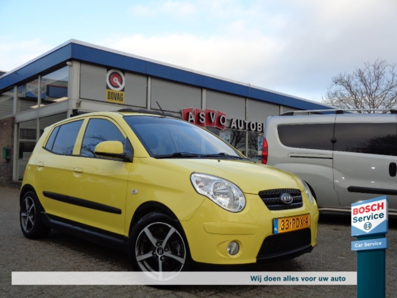 Kia Picanto - 1.0 Seven/Sport Cabriodak Airco - AutoWereld.nl