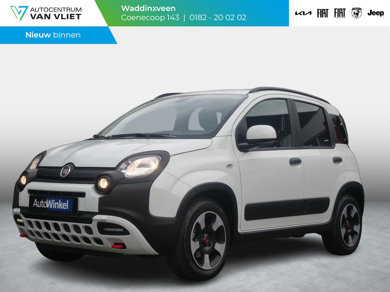 Fiat Panda - Hybrid Cross | Airco | Bluetooth Dakrails | LED | PDC | Uit voorraad leverbaar ! - AutoWereld.nl