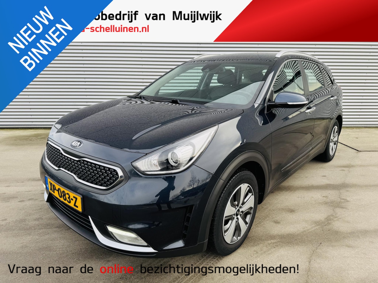 Kia Niro - 1.6 GDi Hybrid DynamicLine Trekhaak | Clima | Cruise | Navi | Camera - AutoWereld.nl