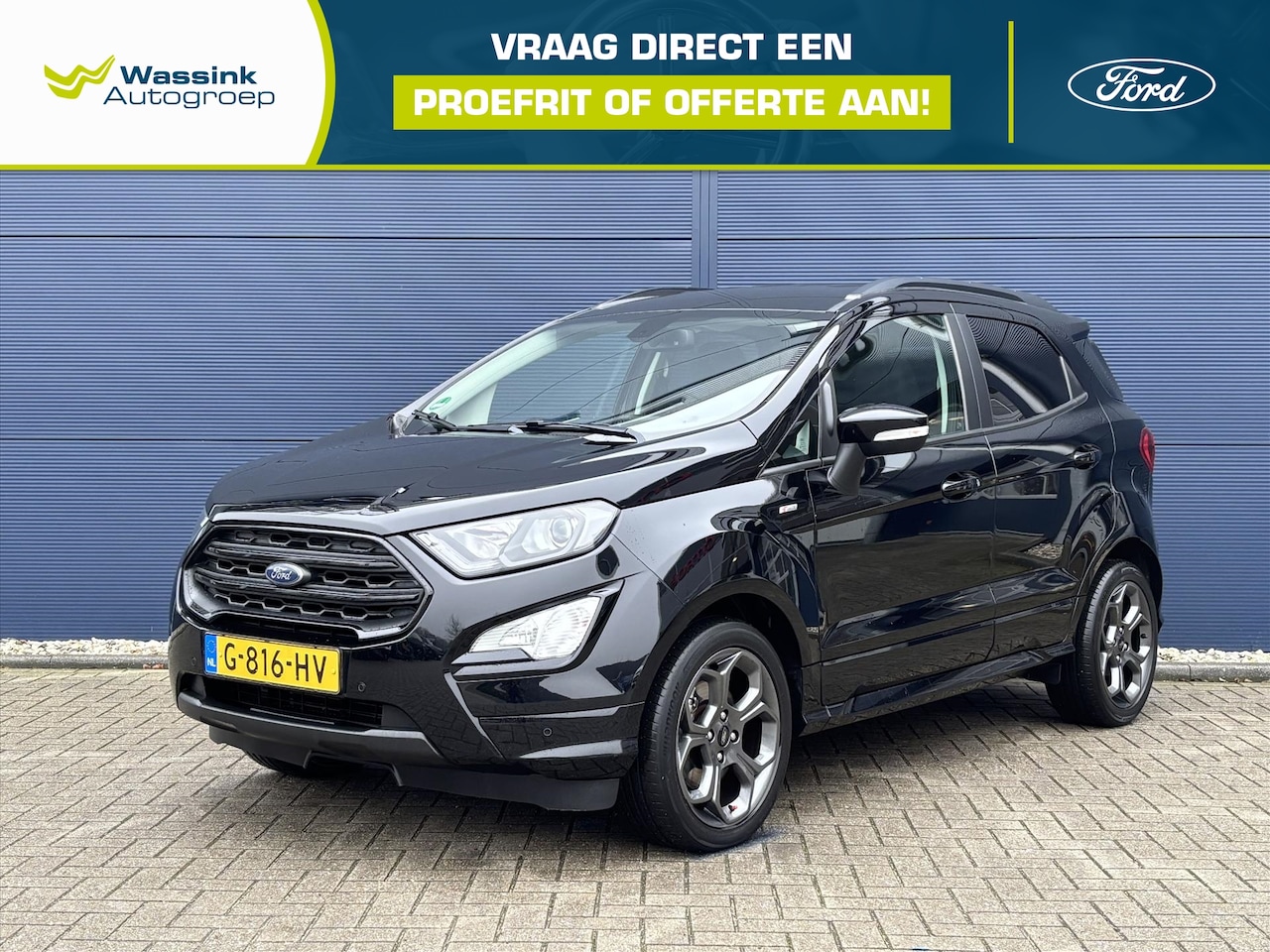 Ford EcoSport - 1.0 EcoBoost 125pk AUT ST-Line | Winterpakket | camera | trekhaak | camera - AutoWereld.nl