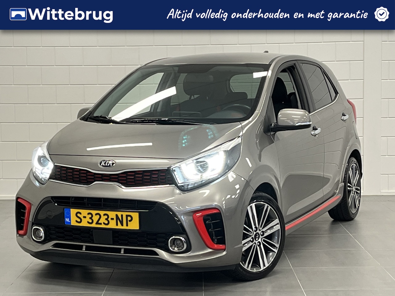 Kia Picanto - 1.2 CVVT GT Line AUTOMAAT! | NAVIGATIE | LEDER | PARKEERCAMERA | ZEER COMPLEET! - AutoWereld.nl