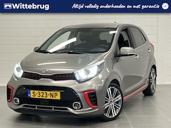 Kia Picanto - 1.2 CVVT GT Line AUTOMAAT | NAVIGATIE | LEDER | PARKEERCAMERA | ZEER COMPLEET