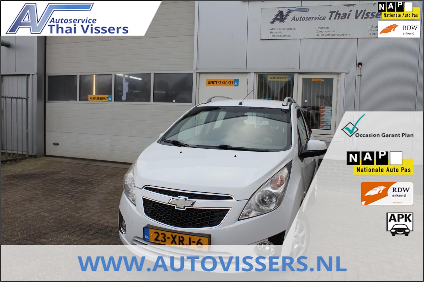 Chevrolet Spark - 1.0 16V LS Bi-Fuel Airco Cruise Elektr Pak Apk - AutoWereld.nl