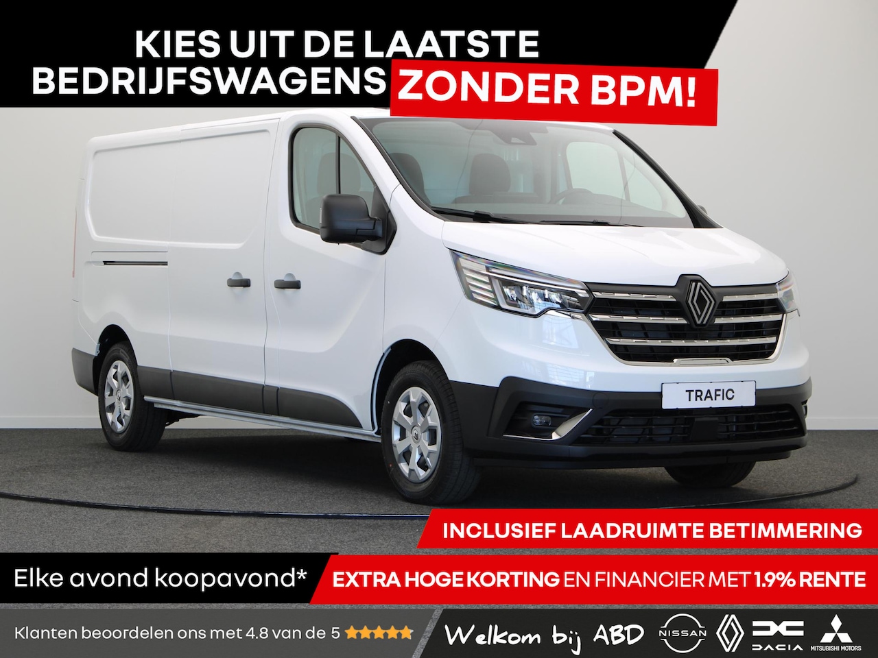 Renault Trafic - 2.0 Blue dCi 150 EDC T30 L2H1 Advance | Trekhaak | Achteruitrijcamera | Laadruimtepakket | - AutoWereld.nl