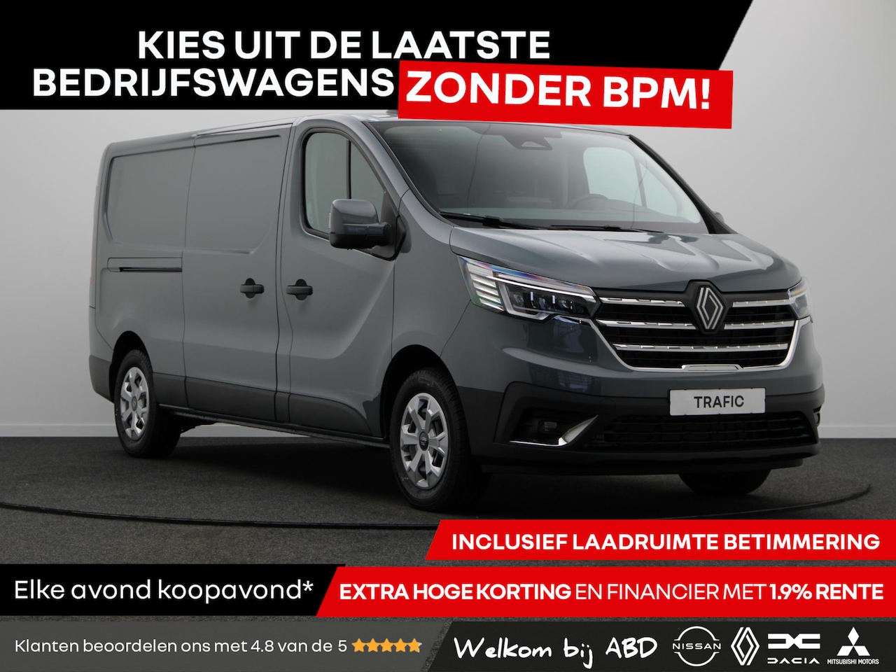 Renault Trafic - 2.0 Blue dC1 150 EDC T30 L2H1 Advance | Laadruimtepakket | Achteruitrijcamera | - AutoWereld.nl