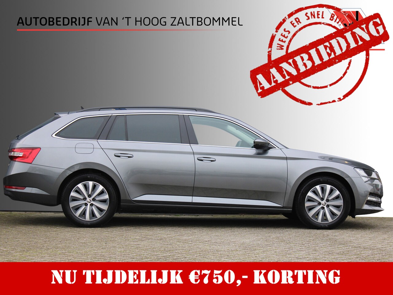 Skoda Superb Combi - 1.4 TSI iV 218pk Business Edition Plus VIRTUAL DAB CARPLAY NAVI TREKHAAK - AutoWereld.nl