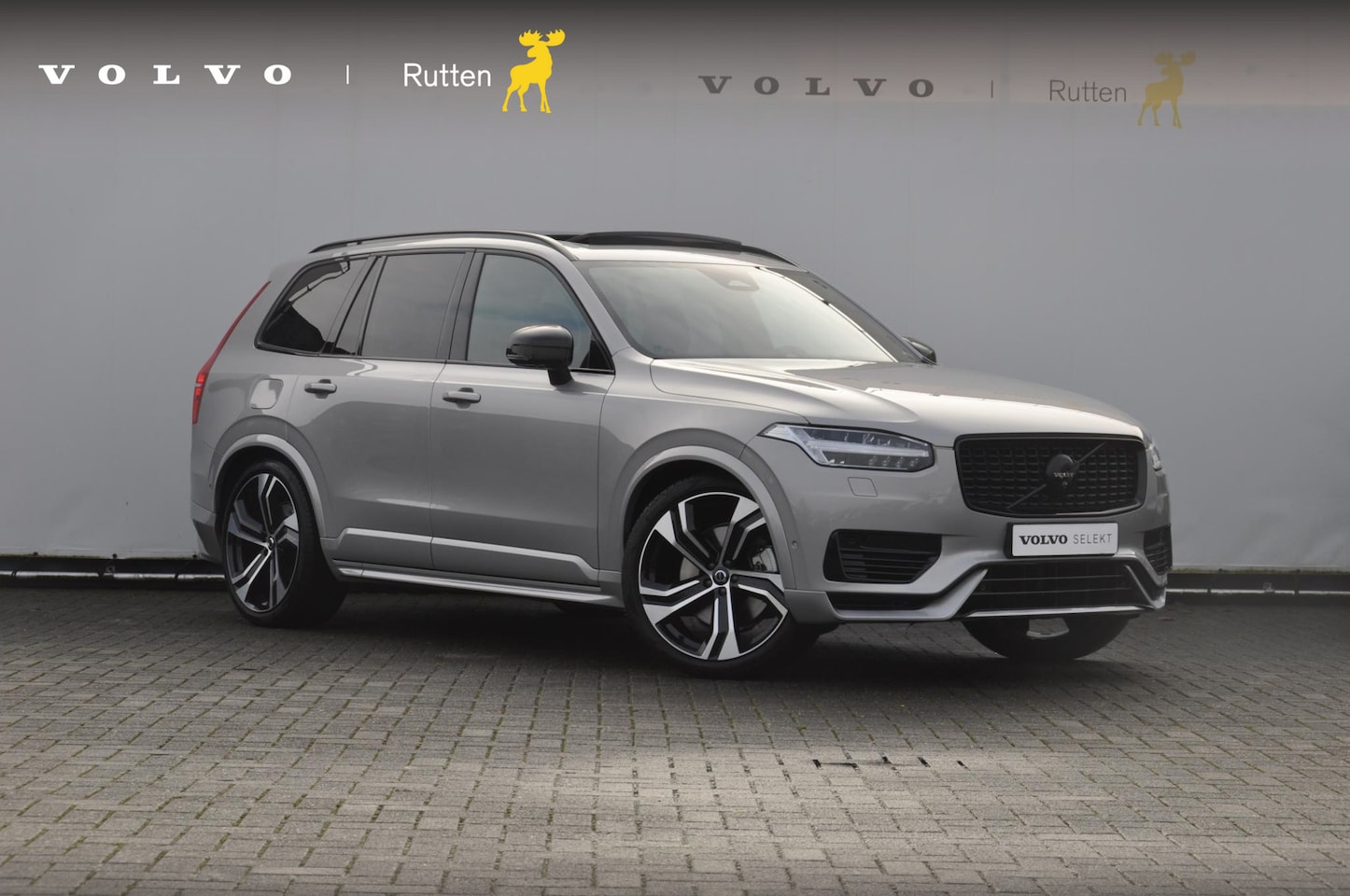 Volvo XC90 - T8 455PK Automaat Recharge AWD Ultimate Dark HEICO / Luchtvering / Panoramisch schuif en k - AutoWereld.nl