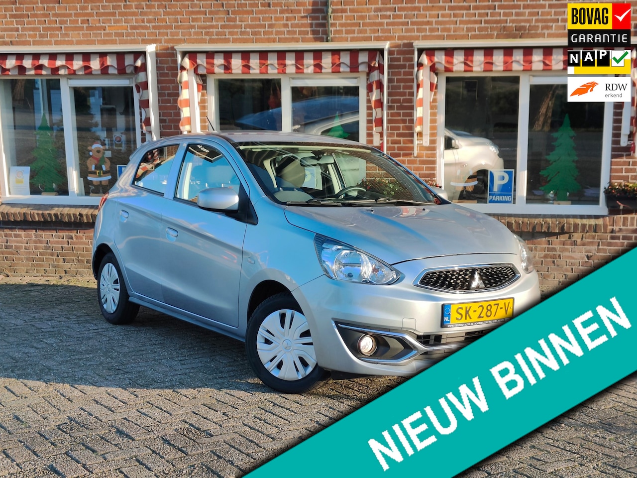 Mitsubishi Space Star - 1.0 Cool+ St.bekr. Airco Elektr. pakket- RIJKLAAR - - AutoWereld.nl