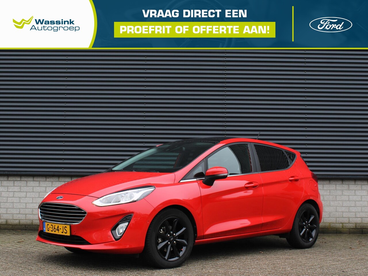 Ford Fiesta - Titanium 100pk Automaat I 5-Deurs I Navigatie I Camera I Panoramadak I Winter Pack I Parke - AutoWereld.nl