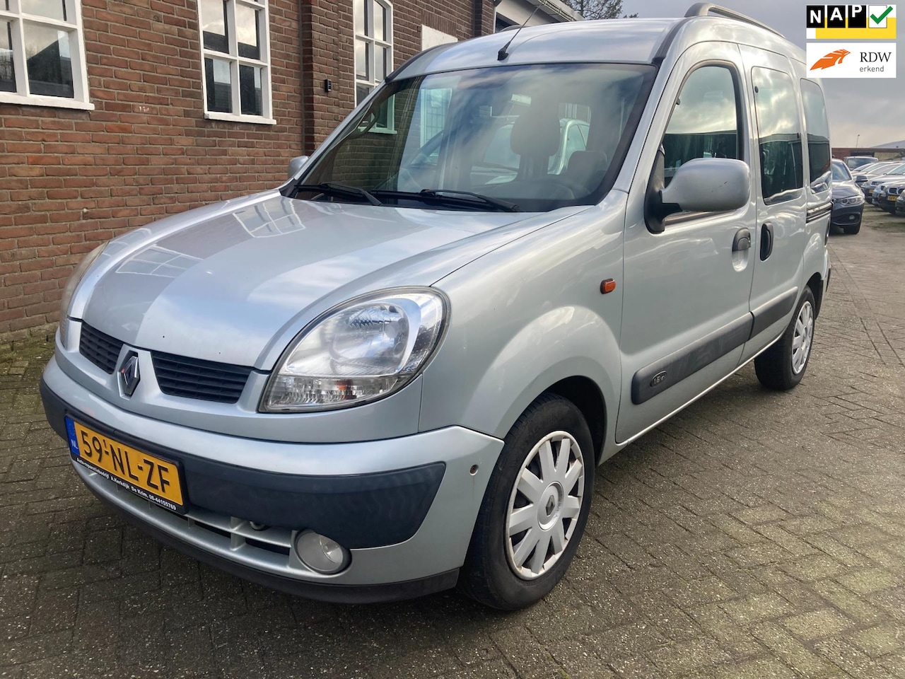 Renault Kangoo - 1.6-16V Expression Bj 2003, APK TOT 06-02-2026 inruil is mogelijk - AutoWereld.nl