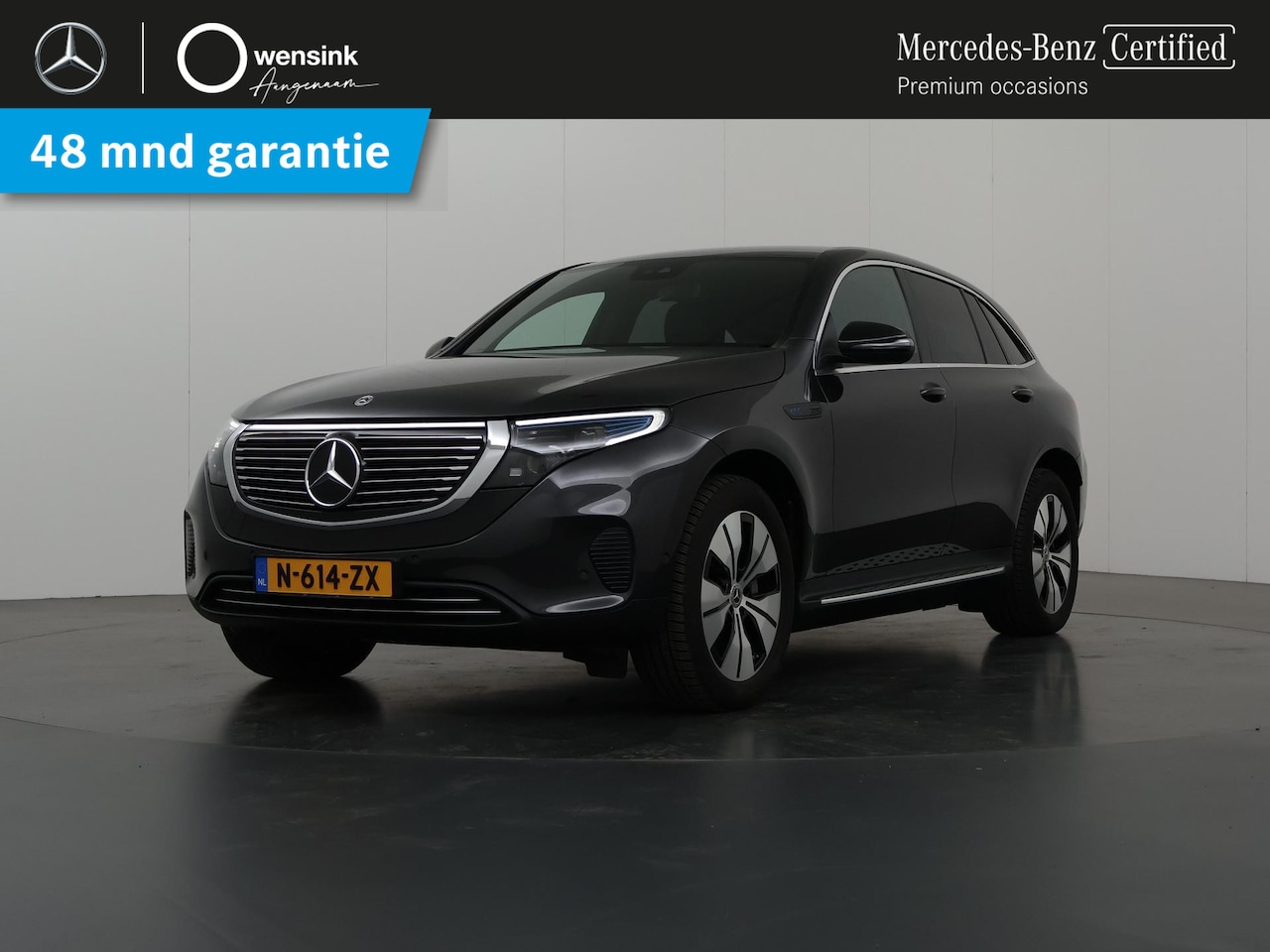 Mercedes-Benz EQC - 400 4MATIC Premium Plus 80 kWh | Trekhaak | Keyless | Treeplanken | - AutoWereld.nl