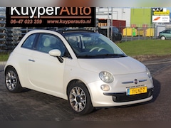 Fiat 500 C - 1.2 Lounge Cabrio softtop automaat clima media navi half leder