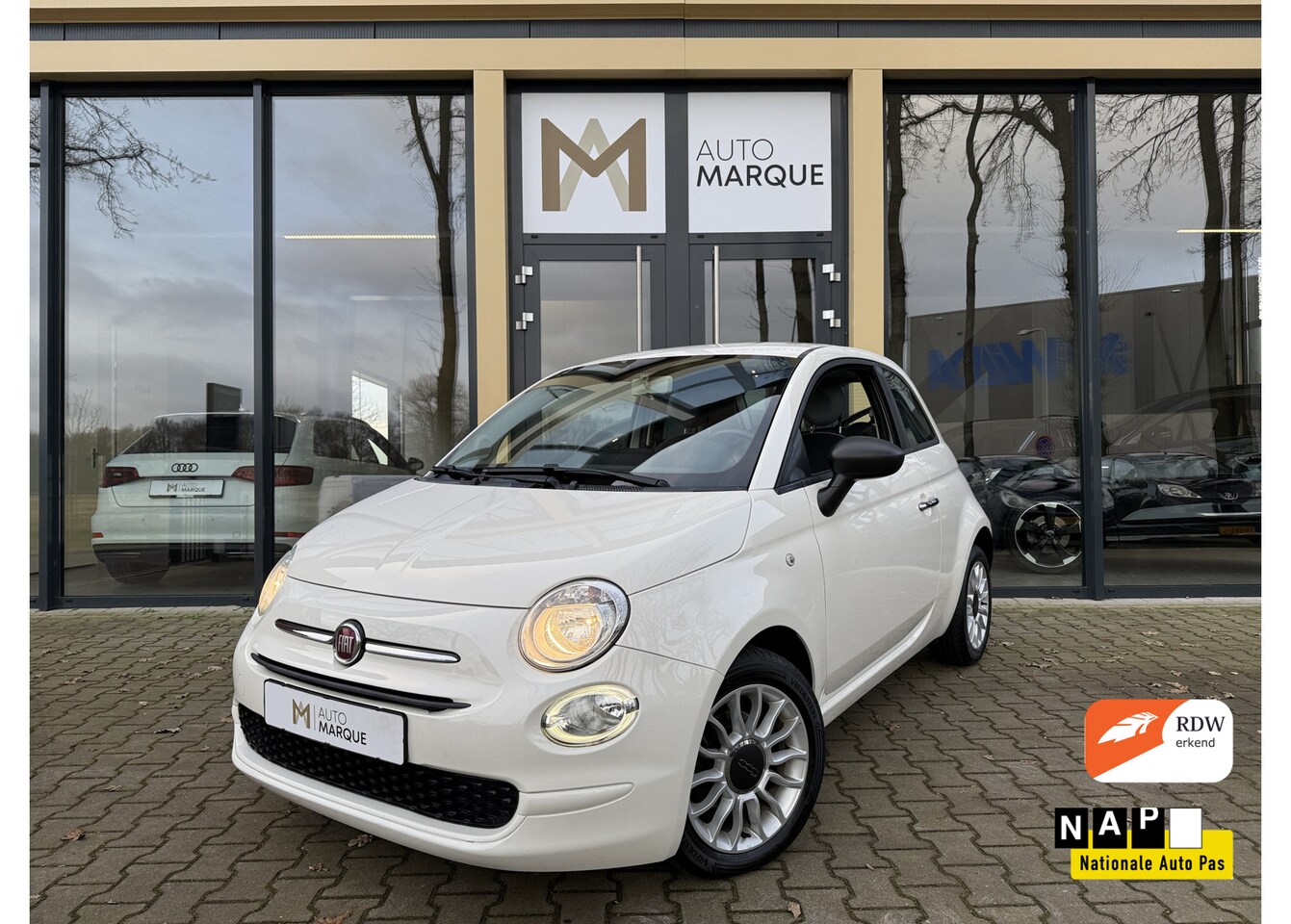 Fiat 500 - 1.0 60PK TwinAir | PopStar | Airconditioning | 15" LM Velgen | Cruise Control | Bluetooth - AutoWereld.nl