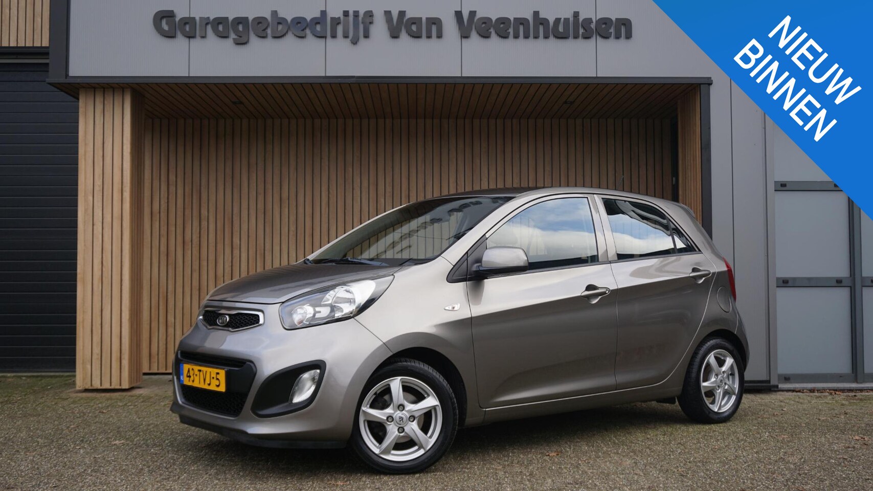 Kia Picanto - 1.2 CVVT 86pk Automaat 5Drs Comfort Pack Airco 14inch LM Elek.pakket *1e Eigenaar* NL auto - AutoWereld.nl