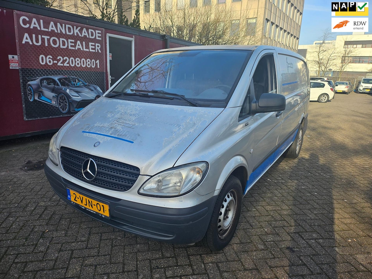 Mercedes-Benz Vito - 109 CDI 320 Lang HD Amigo* 3 Personen* Schuifdeur* Grijskenteken - AutoWereld.nl