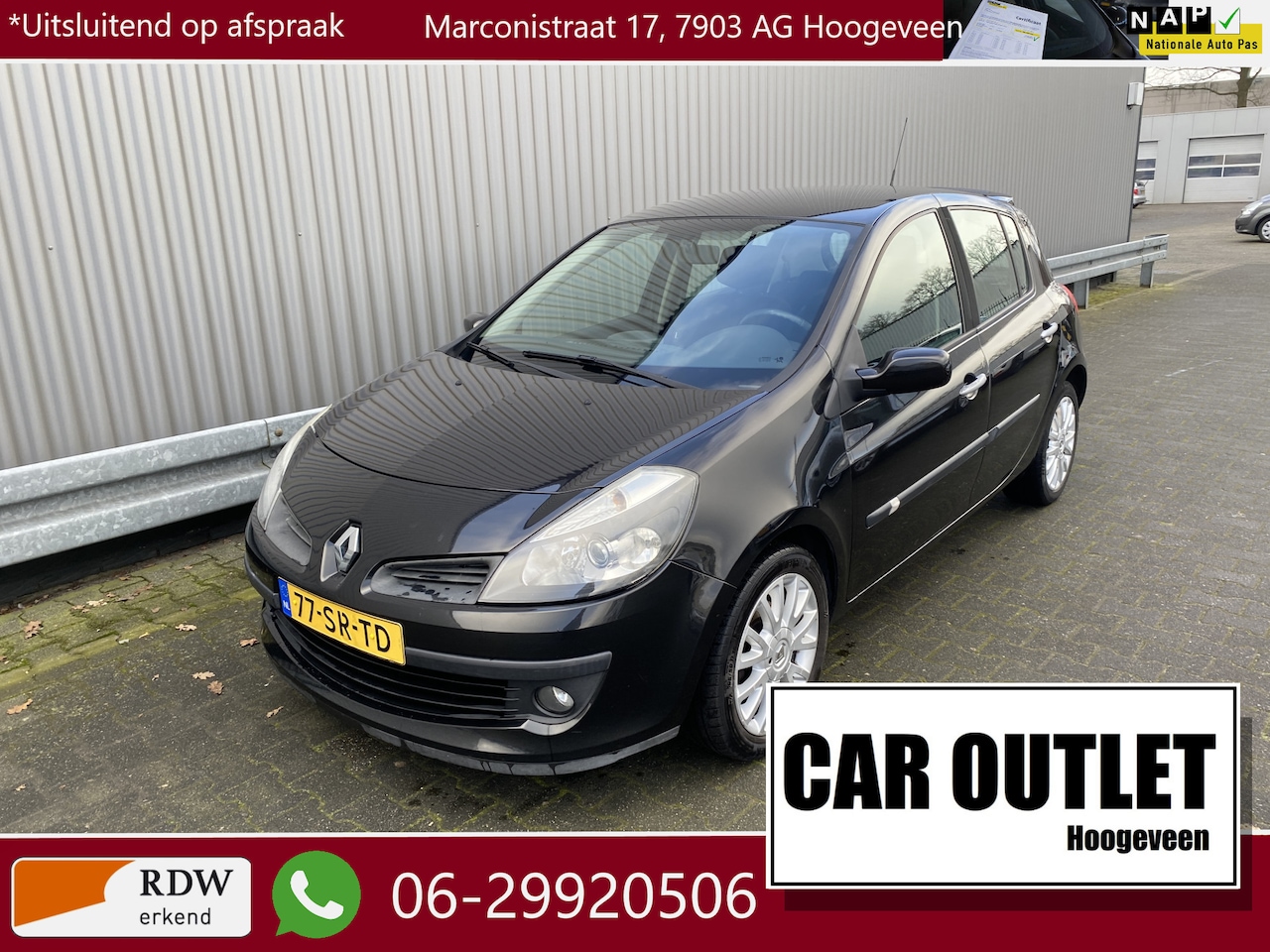 Renault Clio - 1.4-16V Dynamique Luxe 1.4-16V Dynamique Luxe 5-Drs, A/C, Pioneer USB/Bluetooth Audio, LM, nw. APK – Inruil Mogel - AutoWereld.nl