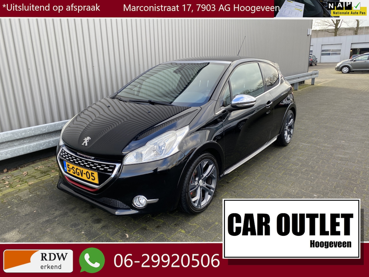 Peugeot 208 - 1.6 GTi 125Dkm.NAP, Half Leer, Pano, Clima, Navi, CC, PDC, LM, z.g.a.n. APK – Inruil Mogel - AutoWereld.nl