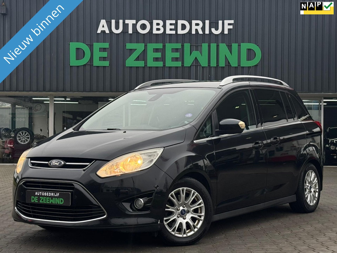 Ford Grand C-Max - 1.6 EcoBoost Titanium 7p|airco|Trekhaak - AutoWereld.nl