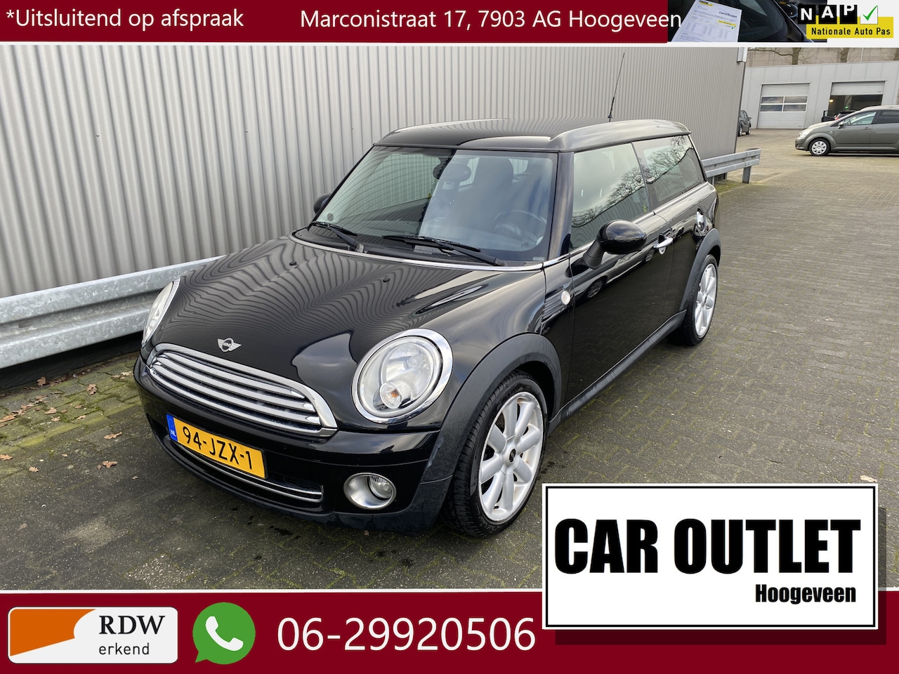 MINI Clubman - Mini 1.4 One Anniversary 83Dkm. A/C, LM, nw. APK – Inruil Mogelijk – - AutoWereld.nl