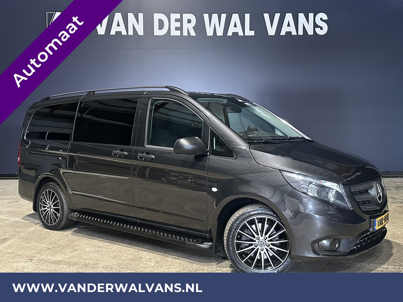 Mercedes-Benz Vito - 114 CDI 9G-Tronic Automaat L2H1 Dubbele Cabine Euro6 Airco | 5-Zits | 2x Zijdeur | Camera - AutoWereld.nl