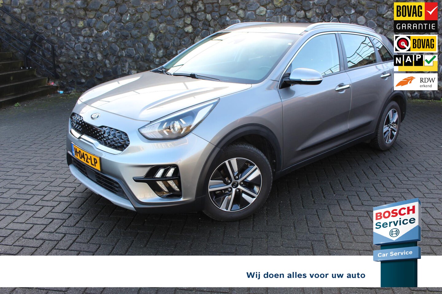 Kia Niro - 1.6 GDi Hybrid Dynamic Line Dab Camera 1e eigenaar 1/2 leder - AutoWereld.nl