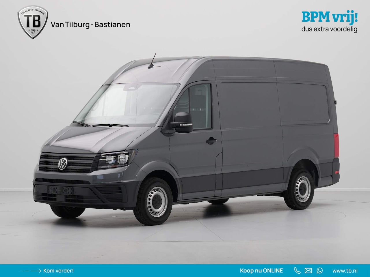 Volkswagen Crafter - 2.0 TDI 103kW 140PK GVW 3.5T WB 3640mm L3H3 Trendline BPM vrij! - AutoWereld.nl