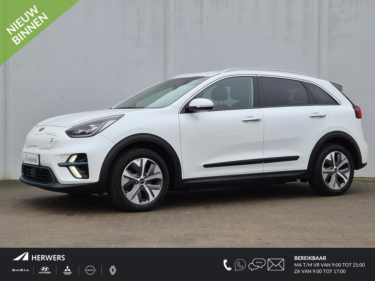 Kia e-Niro - KIA NIRO EV 64KW 204pk / 3 Fase Laden + CCS / Lichtmetalen wielen 17“ / Stuur- en Stoelver - AutoWereld.nl