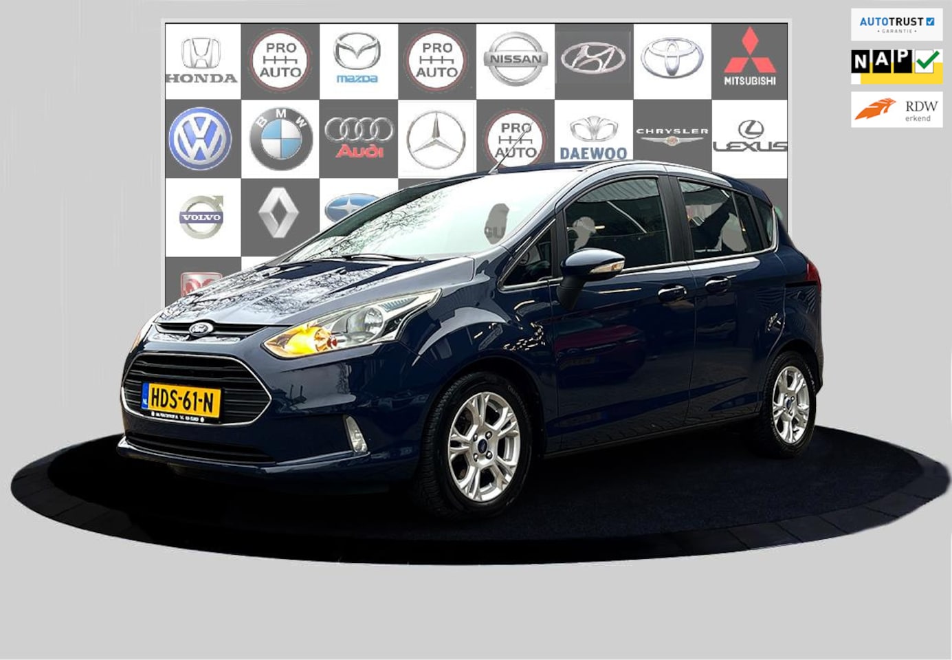 Ford B-Max - 1.0 EcoBoost Titanium Navi_Clima_Cruise - AutoWereld.nl